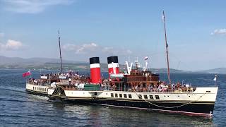 Paddle Steamer Waverley’s 1st Cruise of 2018 [upl. by Rimola]