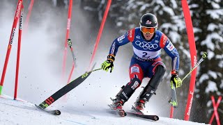 Alexis Pinturaults HighSpeed Crash in Wengen SuperG [upl. by Yseulta]