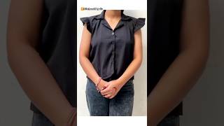 Coat Collar Crop Top Cutting And Stitching Full Video On my Channel shorts viral coatcollar [upl. by Pulsifer]