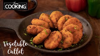 Crispy Vegetable Cutlet  Tea Time Snacks  Street Food Recipes  Cutlet Recipes  Party Snacks [upl. by Pasho]