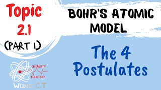 Bohrs Atomic Model  4 Postulates  SDS SK015 Topic 21 Part 1 [upl. by Yenroc]