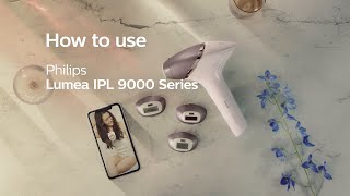 Philips Lumea IPL 9000 Series How to use  BRI955 BRI957 BRI958 [upl. by Nosille]