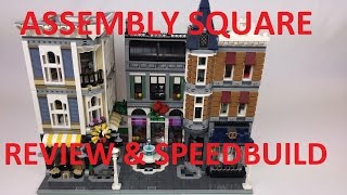 Lego Assembly Square Modular  Review amp Speedbuild [upl. by Eruza939]