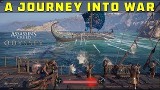 A Journey Into War Destroy Athenian Blockade Ships  ASSASSIN’S CREED ODYSSEY [upl. by Novets]