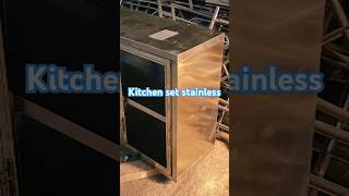 Kitchen set stainless siap pasang ke kalimulya depok tukanglas kreasindo [upl. by Samara]