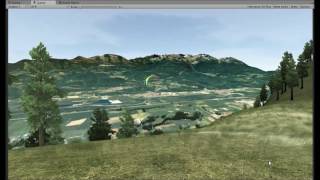 Paragliding Physics Development  3D Simulator Paraflysim [upl. by Ahpla326]