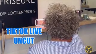 Aus TIKTOK LIVE UNCUT eine Dauerwelle die vom Ergebnis nicht von Naturlocken zu unterscheiden ist [upl. by Atsuj]