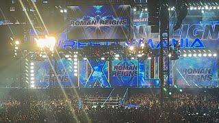 Roman Reigns Entrance LIVE At WWE Wrestlemania 40 [upl. by Razec]