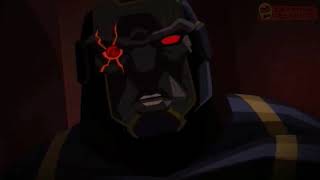 Darkseid vs Trigon Apokolips war audio latino [upl. by Hedve]