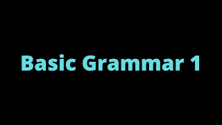 13 Basic Grammar 1  Samoan [upl. by Eceirehs]