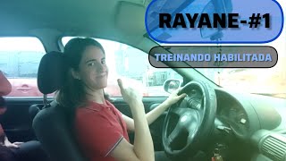 RAYANE 1  DIRIGINDO NO TRÂNSITO E COM CHUVA [upl. by Weitman]