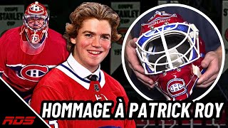 Jacob Fowler rend hommage à Patrick Roy [upl. by Rurik]