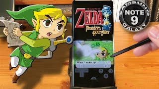 Nintendo DS emulator on Samsung Galaxy Note 9 with S PEN Game Legend Of Zelda [upl. by Akilaz]