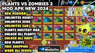 UpdatePlants VS Zombies 2 Mod Apk 1191 Latest Version 2024  Unlimited Money amp Unlock All plants [upl. by Faruq3]