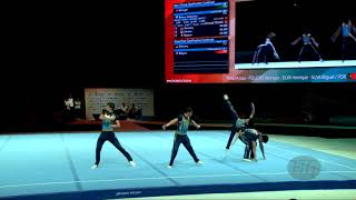 Portugal POR  2018 Acrobatic Worlds Antwerpen BEL  Combined Mens Group [upl. by Llezom]