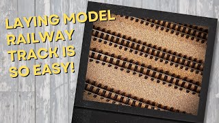 How To Lay PERFECT Track on a Model Railway Layout with Ease [upl. by Allemahs525]