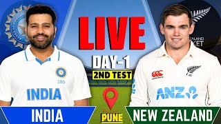 India vs New Zealand 2nd Test Day 1  IND vs NZ Live Match  Live Cricket Match  Session 2 [upl. by Mauretta550]