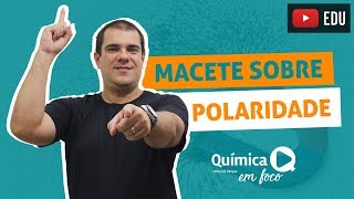 Macete sobre polaridade de molécula  como definir  com o Prof Guilherme Vargas [upl. by Dorreg]