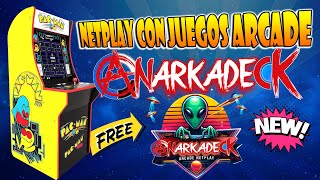 GRATIS Recopilación Arcade para jugar ONLINE a tus JUEGOS RETRO ANARKADECK  EL MEJOR PACK de la RED [upl. by Enneite140]