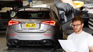 The Surprising Servicing Costs of my A45S AMG [upl. by Rebme]