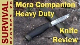 Mora Companion Heavy Duty Knife Review  Survival Knives [upl. by O'Grady]