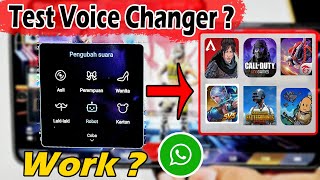 Test Voice Changer Xiaomi POCO Semua Game Mobile Legends PUBG Apex Legends Sausage Man Free Fire [upl. by Rednasela]