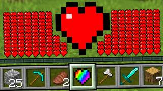 Minecraft But I Gain 1000000 Hearts [upl. by Adnerb]