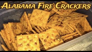 How to Make Spicy Fire Crackers  ALABAMA RANCH FIRE CRACKERS [upl. by Enaenaj]