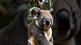 esse animal tem uma das características da preguiça koala dormir animais shortvideo [upl. by Brenk]