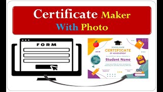 Online Form to Data Submit than Automatically Certificate Generate With Photo and PDF Download [upl. by Aimee]