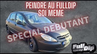 COMMENT PEINDRE SA VOITURE FULLDIP SOI MEME SPECIAL DEBUTANT EXPLICATION TUTO ETAPE PAR ETAPE [upl. by Fina264]