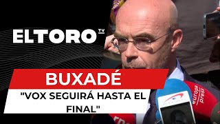 Buxadé afirma que Vox quotseguirá hasta el finalquot en la acusación contra Begoña Gómez [upl. by Terle437]