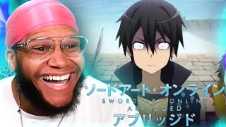 FIRST TIME WATCHING Sword Art Online Abridged Episode 1 REACTION [upl. by Kawasaki]