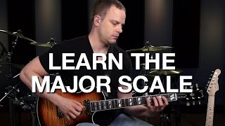 Learn The Major Scale On Guitar  Lead Guitar Lesson 3 [upl. by Ruhnke3]