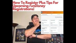 How To Register For runDisney Events Plus Some Tips [upl. by Nylodam]