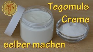 TegomulsCreme selber machen  Grundrezept [upl. by Shulock]