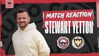 Stewart Yetton Match Reaction Falmouth Town a 202425 [upl. by Cirtemed]