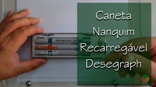 Como usar a caneta Nanquim [upl. by Munafo]