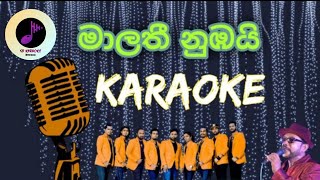 Malathi Nubai Karaoke without voice lyrics [upl. by Phyl]