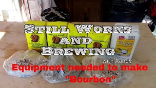 E83 Equipment needed to make Bourbon Mash [upl. by Armillia]