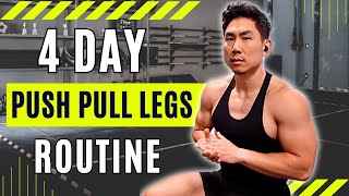 4 Day Push Pull Legs  Exercises amp How to Schedule [upl. by Anivle249]