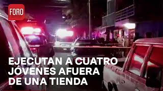 Matan a jóvenes afuera de una tienda en Irapuato Guanajuato  Las Noticias [upl. by Maidel]