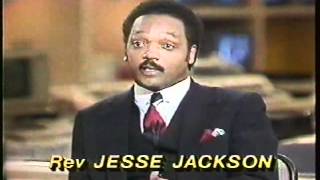 Jerry Falwell and Jesse Jackson debate on Nightline [upl. by Adelice29]