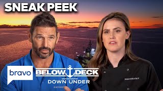 SNEAK PEEK The Crew Puts an End to A Guests’ Nightcap  Below Deck Down Under S2 E2  Bravo [upl. by Jaquenetta]