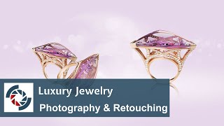 Jewelry Retouching in 1 minute Luxury Jewelry Photography amp Retouching Workshop [upl. by Seuqcaj]