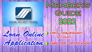 SSS Salary Loan Online Application │ Disbursement Account Eastwest Bank [upl. by Raval]