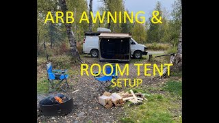 Savana Camper Van  ARB awning and room tent [upl. by Ehttam]