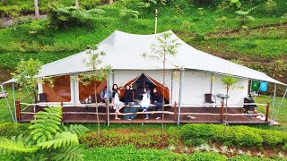 Cobain Glamping Keluarga di Alinson Sunset Hill Cisarua Puncak Bogor [upl. by Noret410]