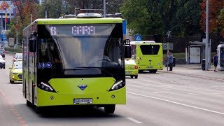 Noile autobuze Eurobus Diamond ale Tursib  Sibiu 2019 [upl. by Ezitram624]