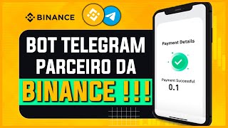 NOVO BOT TELEGRAM PATROCINADO PELA BINANCE airdrop tap to earn do telegram [upl. by Ivette]